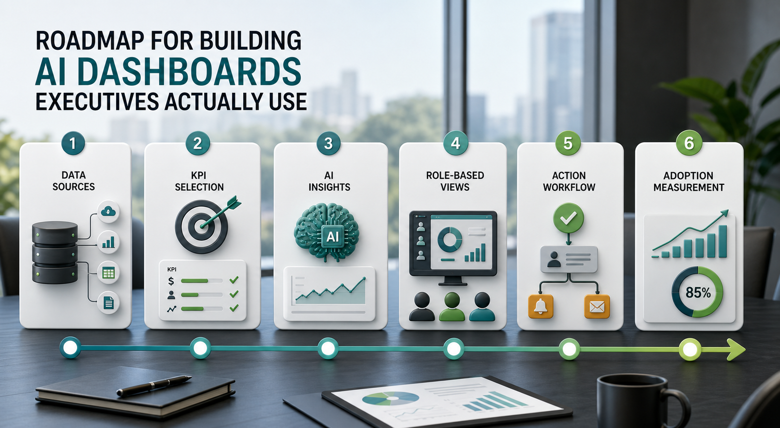 Roadmap for building AI dashboards executives actually use
