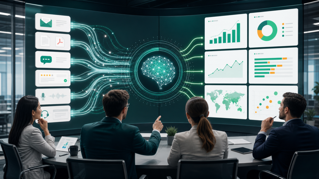 How AI Extracts Business Insights from Unstructured Data