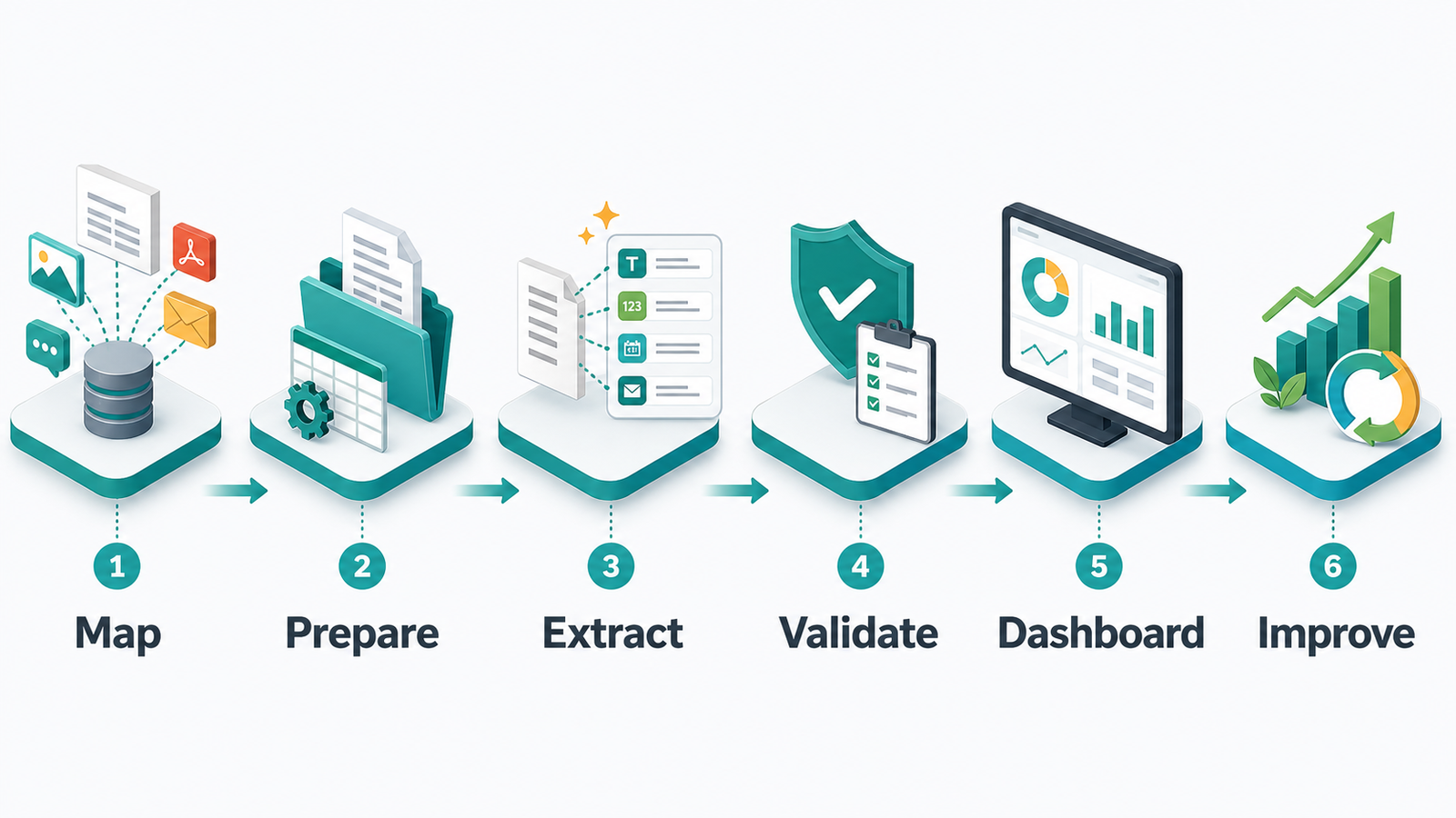 Roadmap for implementing AI data extraction from unstructured data