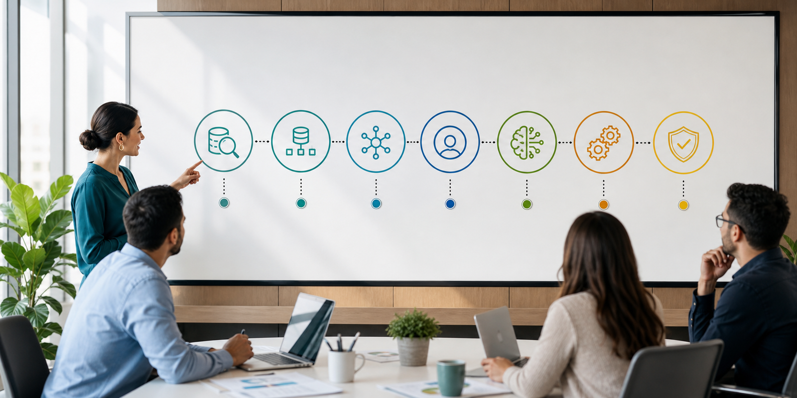 Roadmap for eliminating data silos with AI integration across systems APIs unified profiles and governance