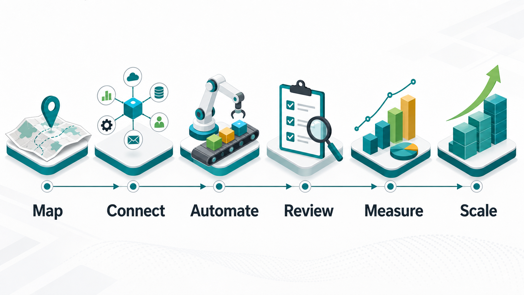 Roadmap for scaling business operations with AI workflow integration