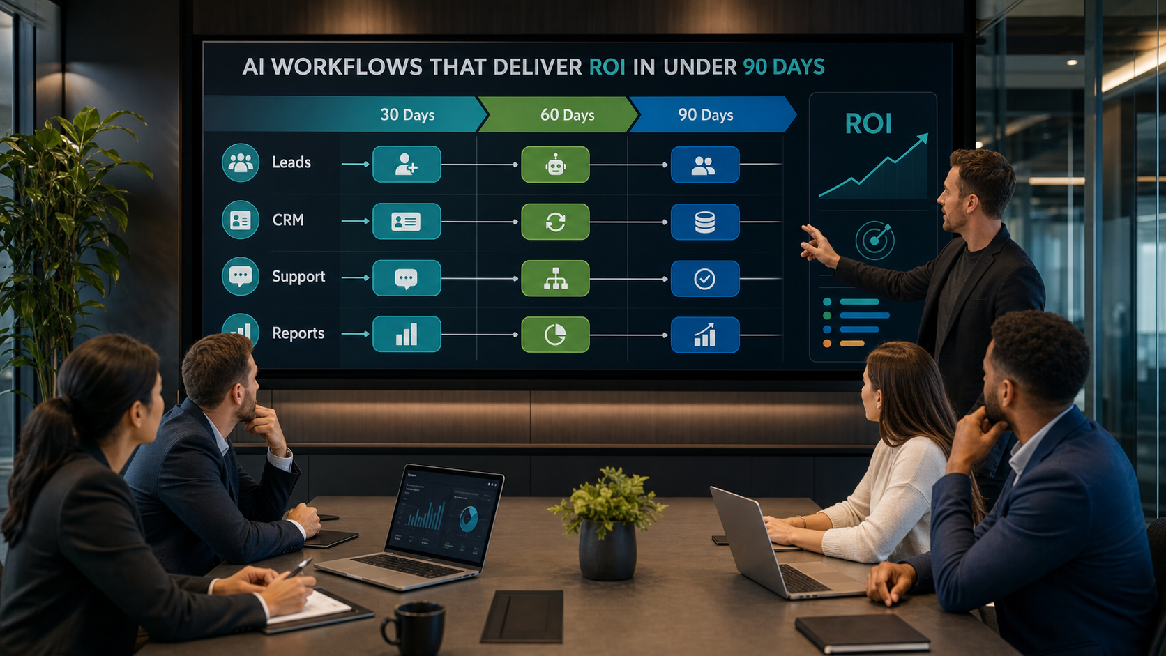 AI Workflows That Deliver ROI in Under 90 Days