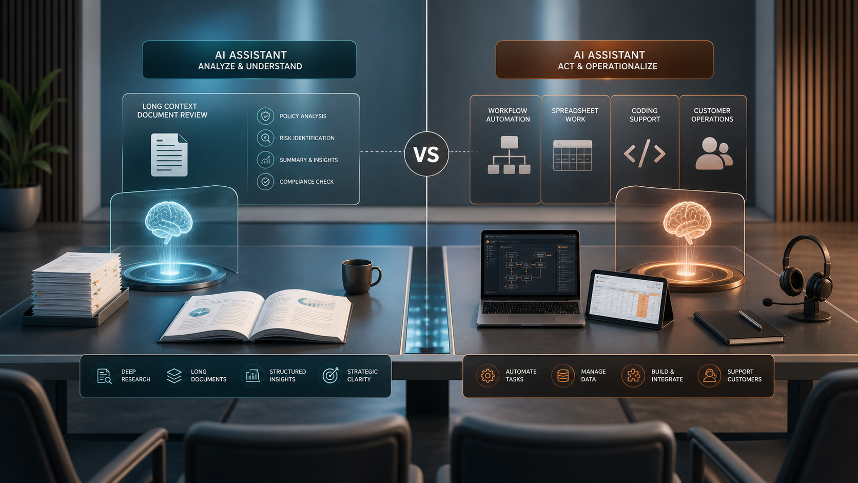 Claude and ChatGPT workflow comparison for document analysis automation spreadsheets coding and customer operations