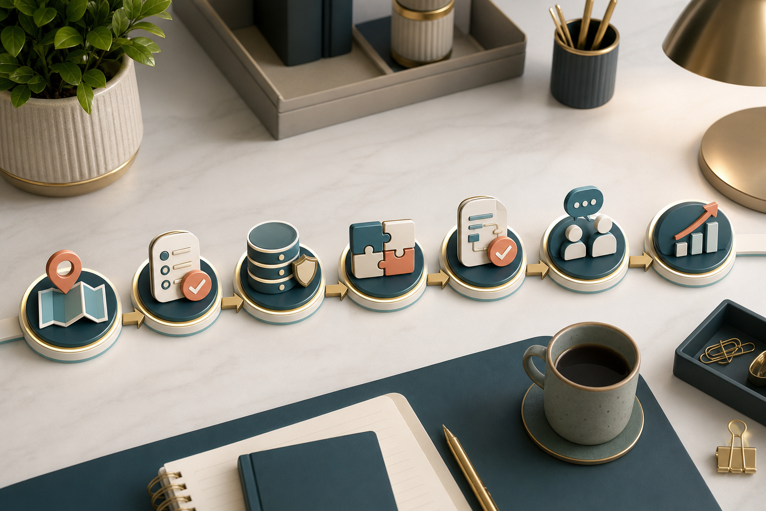 Step by step roadmap for professional service firms implementing AI automation ideas